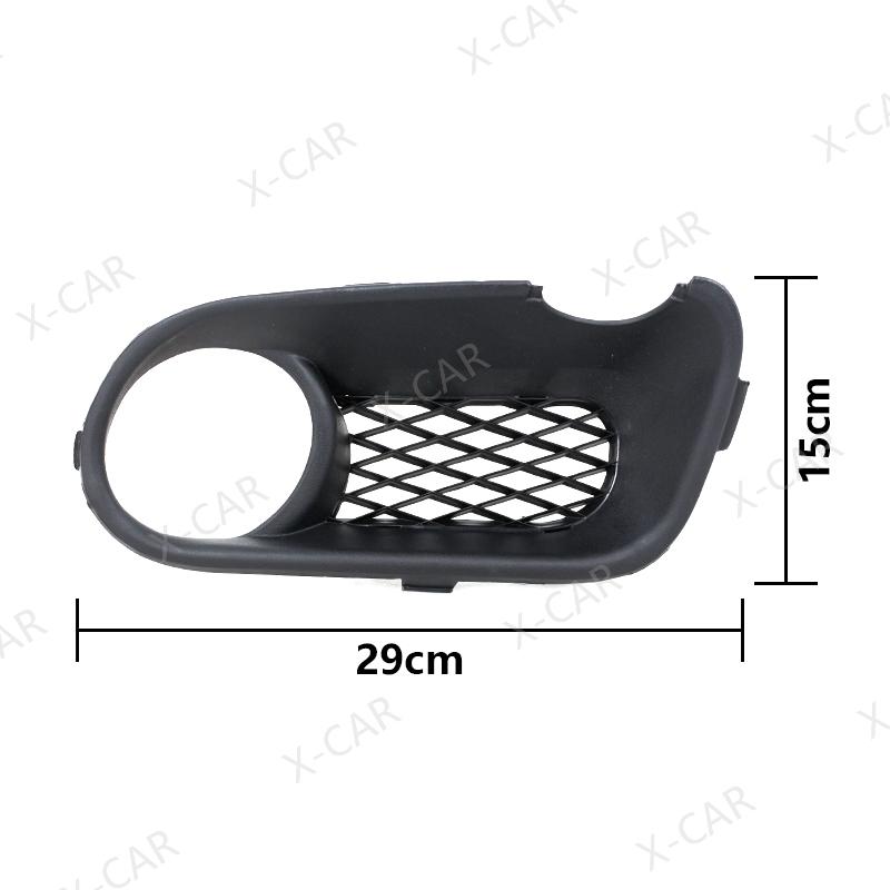 2PCS For VW Touareg 2003 2004 2005 2006 Front Bumper Fog Lamp Foglight Trim Grille Cover Fram Lid Bezel Hood 7L6853663 7L6853664