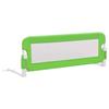 VidaXL Barrière de sécurité de lit d'enfant Vert 120x42 cm Polyester 10168