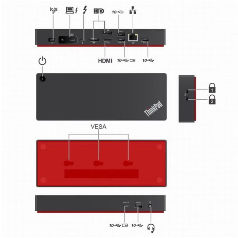 Lenovo ThinkPad Thunderbolt 4/USB-C Docking Station