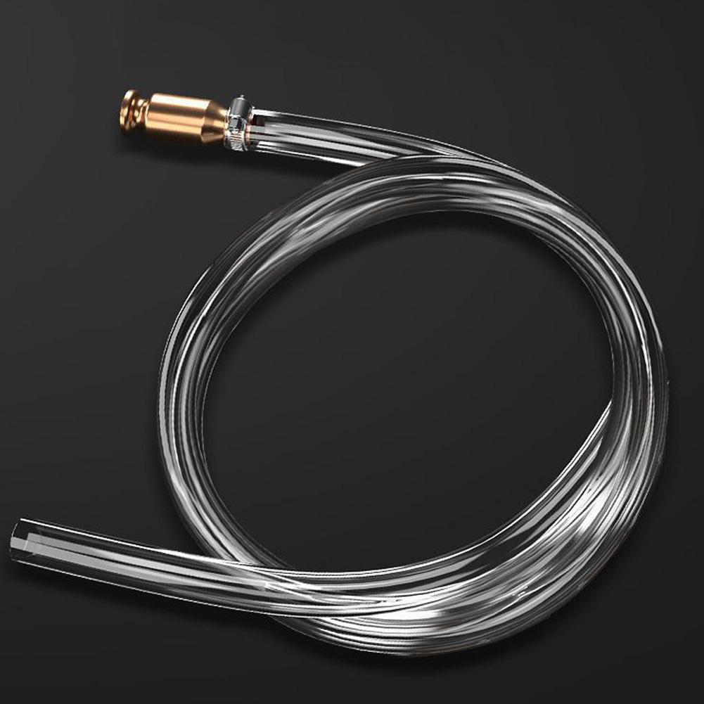 1M/1.5M/2M/3M/4M Manual Gasoline Fuel Suction Pipe Gas Siphon Pump Water Shaker Siphon Safety Self Priming Hose Pipe Plumbing Hoses Transparent