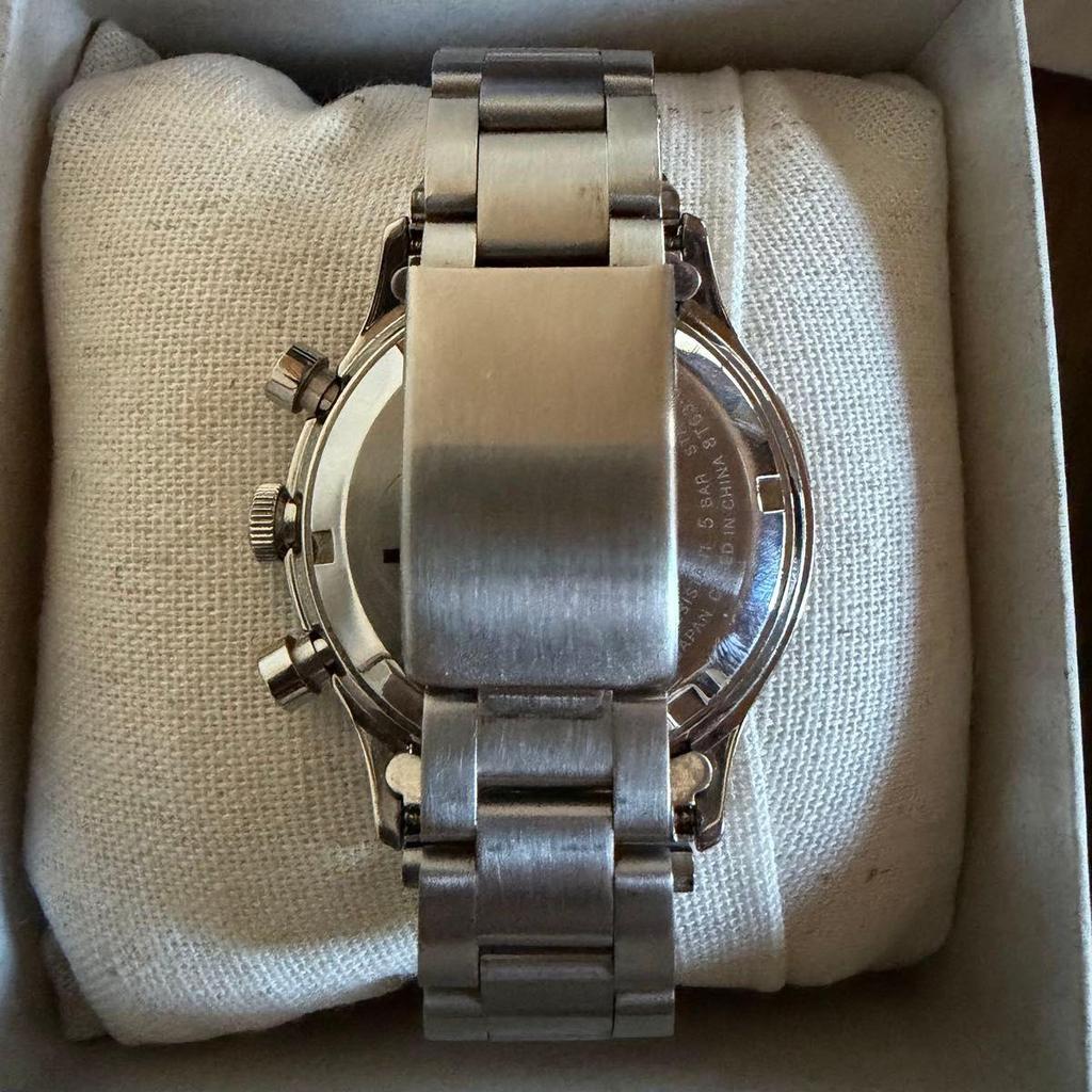 Used Excellent condition, Oyster bracelet custom SEIKO SBTR055 chronograph