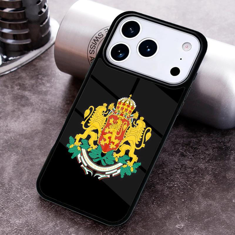 Bulgaria Passport Flag Map Phone Case For iPhone 17 16 15 14 13 12 11 Pro Max Plus 17Air Soft Silicone Cover