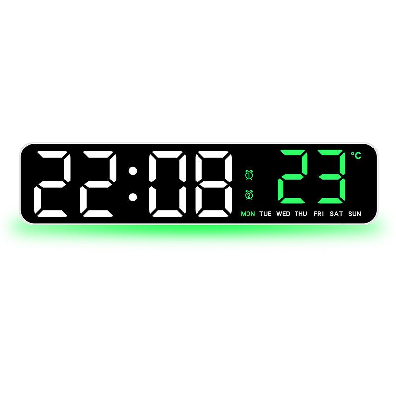 A Simple LED Digital Silent Multifunctional Clock with Luminous Clock and Two Sets of Alarm Clocks