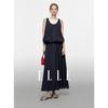 Women's Sleeveless Faux Two-Piece Skirt Set