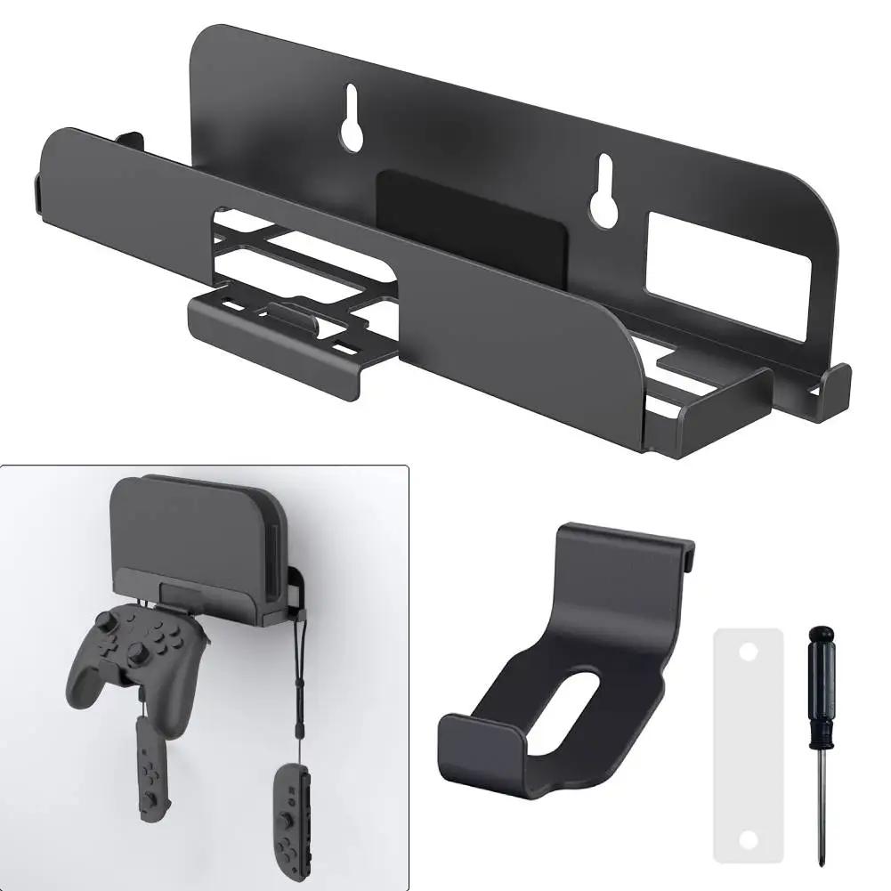 Wandhalterung für Host-Ständer mit Controller-Haken Hängende Wandhalterung für Switch 2 Spielkonsole Wandmontierte Halterungshalterung