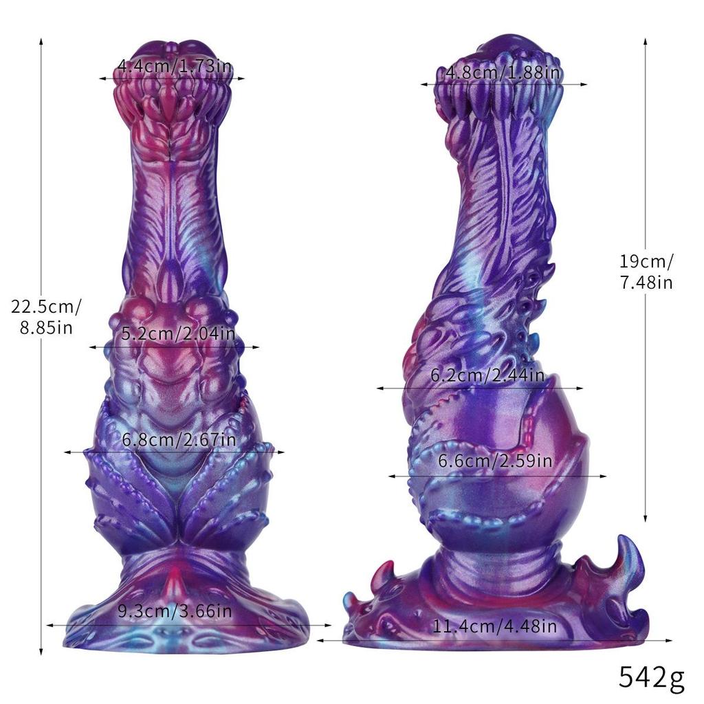 Alien Phallus Super Large Realistic Masturbator: Female Orgasm Toy - Adult Sex Product.