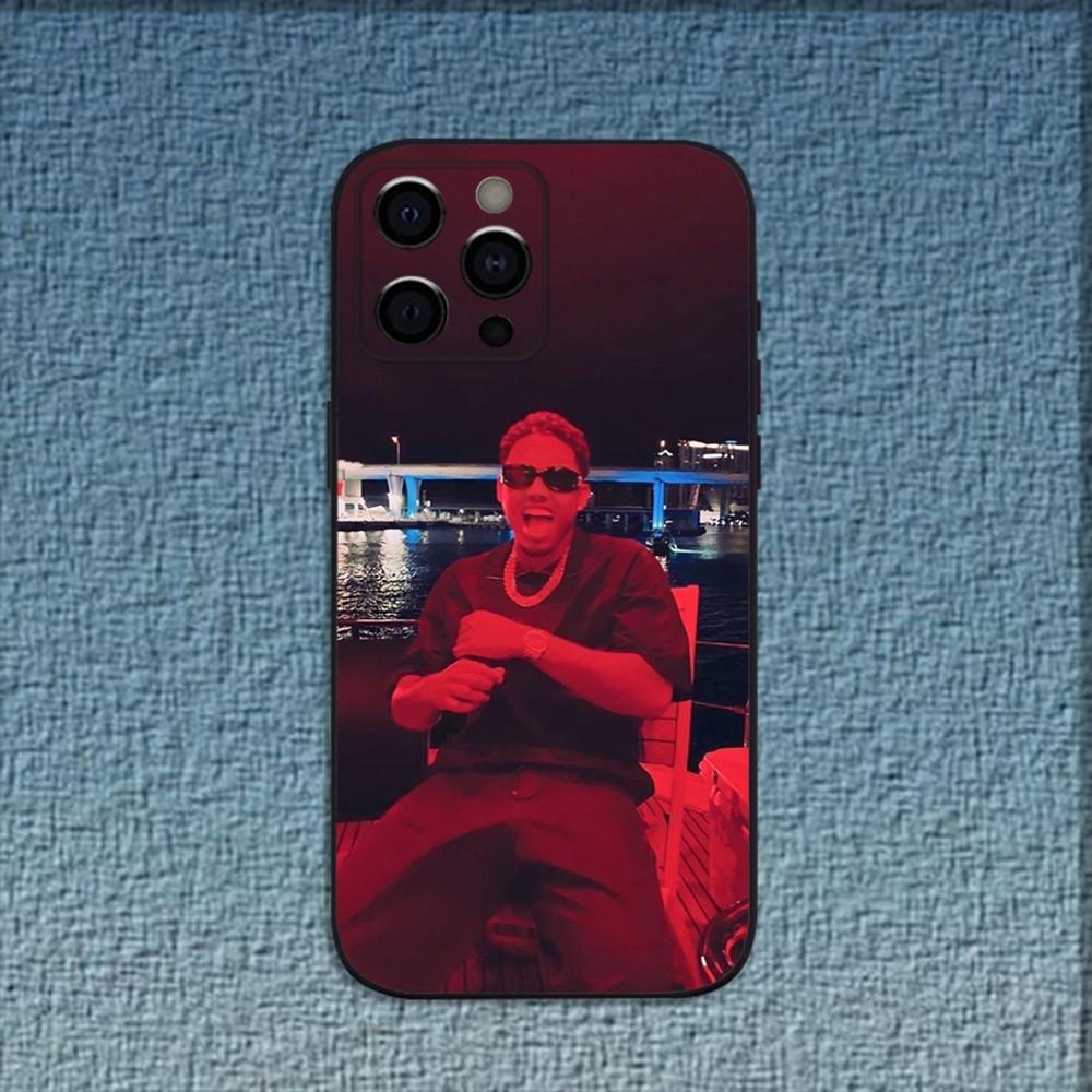 M-Myke Towers Rapper Phone Case For iPhone 16,15,14,13,12,11,Pro,X,XS,Max,XR,Plus,Mini Soft Black Cover