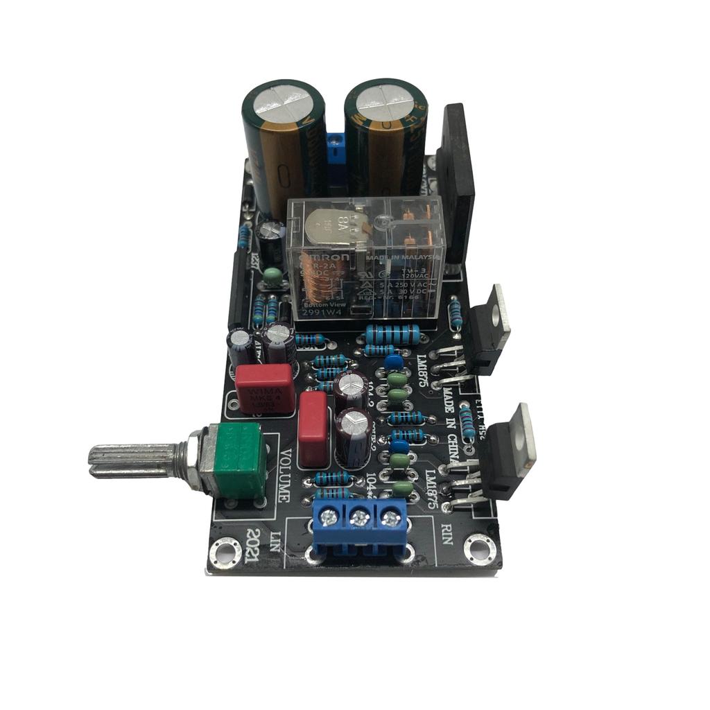 1pc LM1875T Audio Board 2.0 Dual Channel With Speaker Protection Volume Control For DIY Audio Instrument Parts