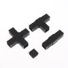 2/6/8/10/20Pcs Hexagonal 6 Through Plastic Fittings Abs Plastic Angle 22Mm Cross Square Pipe Fittings Pipe Angle Code