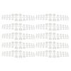 240pcs False Toe Nails Frosted   Full Cover   Short Artificial Toe Nail Kit for Manicure Art