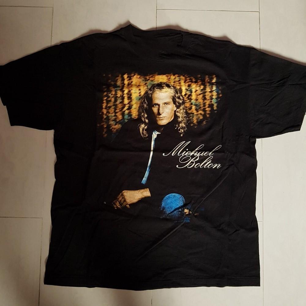 New Michael Bolton World Tour 90s Cotton Unisex All Size 1CM1576 Unisex T-Shirt M