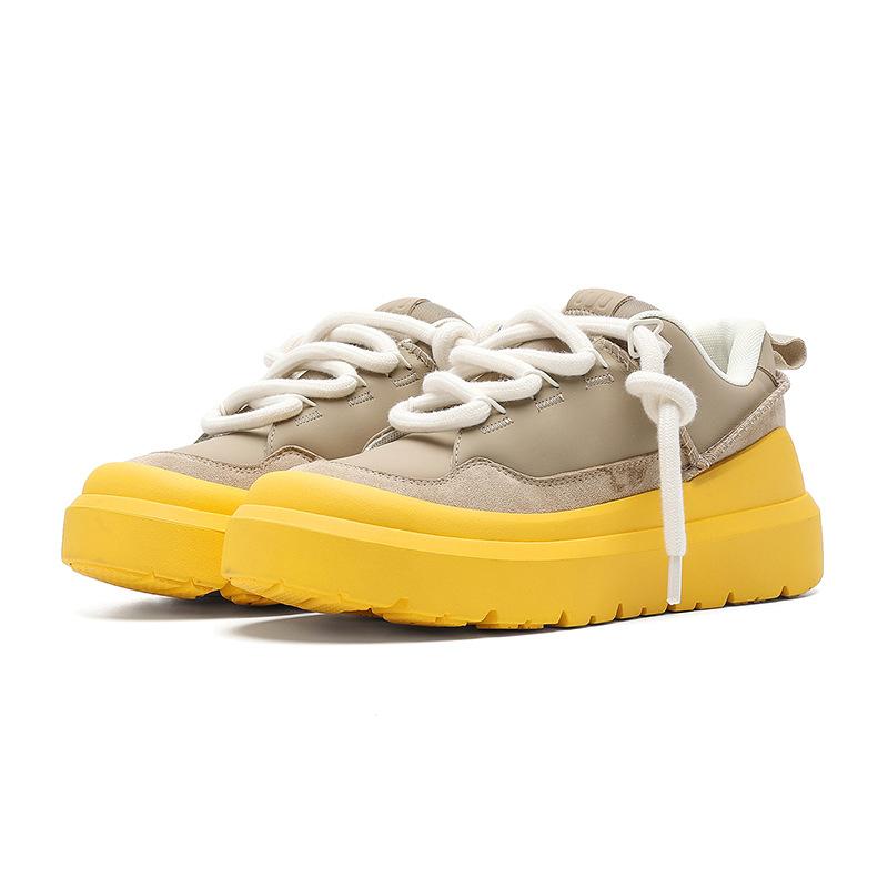 Large size shoes New leopard print casual sports shoes in autumn and winter Large size German training shoes