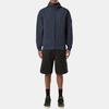 Stone Island FW24 Soft Shell Windproof Waterproof Breathable Hooded Zip Fleece Jacket Unisex jackets Dark-Blue 8115Q0322-V0020