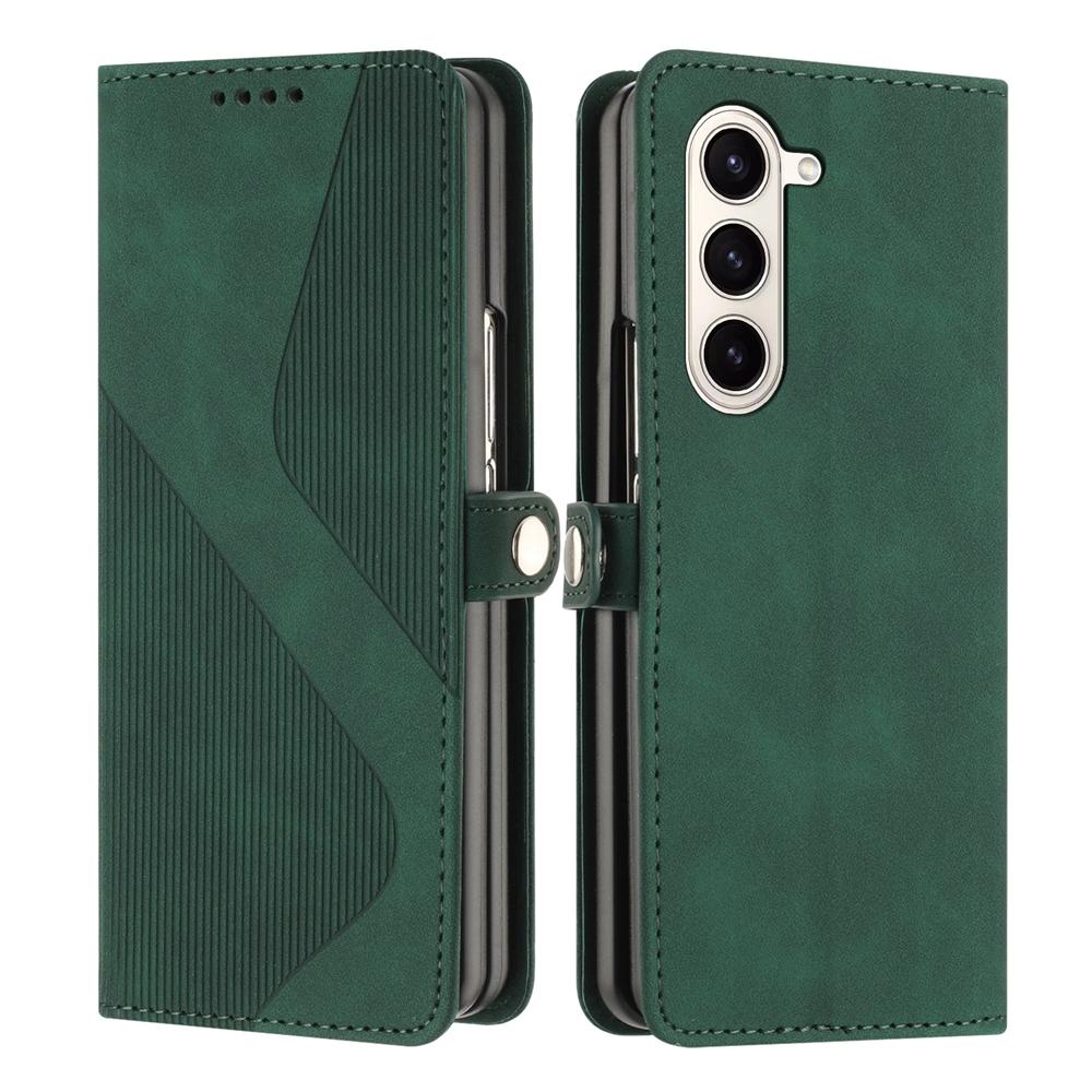 

Бизнес-премиум кожаный чехол для Samsung Galaxy Z Fold 5 4 3 слота для кредитных карт чехол для телефона противоударный бронированный S Line Design Galaxy Z Fold3 5G