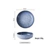 Round Japanese Creative Cute Small Seasoning Dish for Soy Sauce, Vinegar, Side Dishes, and Dipping Sauces.