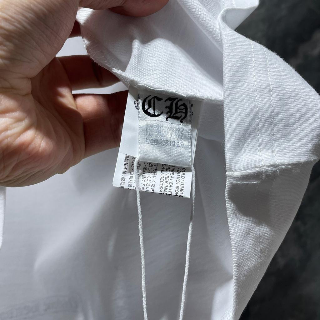 8015 CHROME HEARTS 2026 Sommar Ny Högkvalitativ Bomull Rund Hals Lös Stor Storlek Herr- och Dam-T-shirt Par-T-shirt