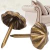 150PCs Upholstery Nails Retro Glossy Pattern Sofa Decor DIY Clothing Accessories Iron 11MM
