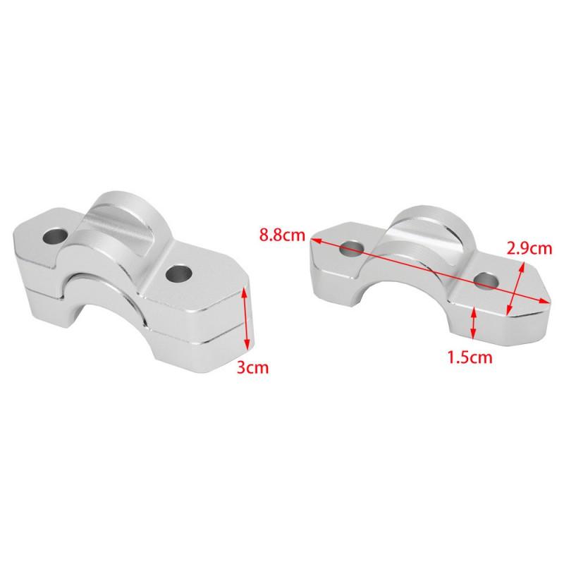 Motorcycle Handlebar Risers BMW R1300GS 15mm Or 30mm Height Extension Kit Universal Fitment Adventure Riding