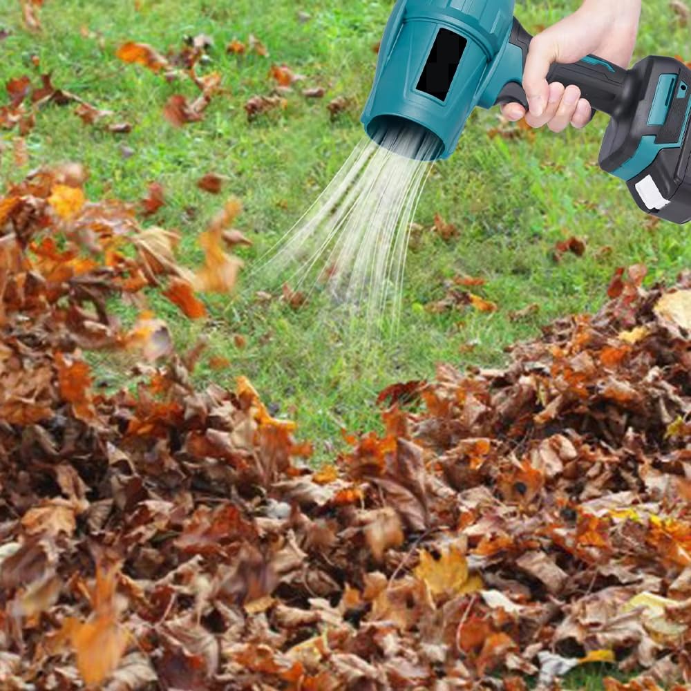 Zmart Bürstenloser 2000W Elektrischer Turbo-Gebläse Jet-Ventilator Gewaltiger Autotrockner Handstaubbläserwerkzeug für Makita 18V 200M/S