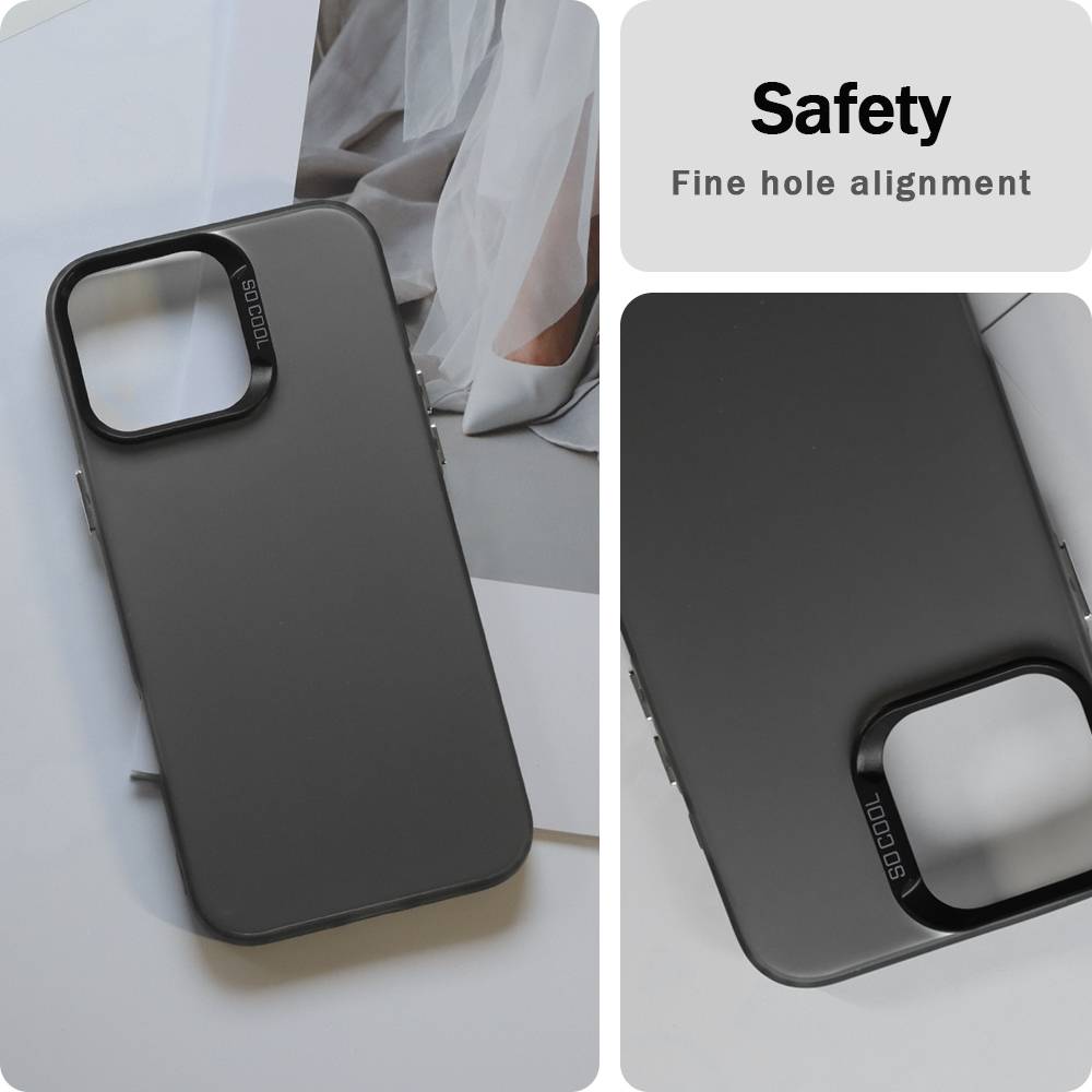 Pressure People Phone Case For iPhone 16 15 14 13 12 17 Pro Max Plus Multicolor Matte Silver-Plated Protective