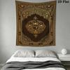 Muslim Wall Tapestry Aesthetic Wall Hanging Printed Fabric Blanket Decorative Tapestries for Bedroom Living Room Home Decor