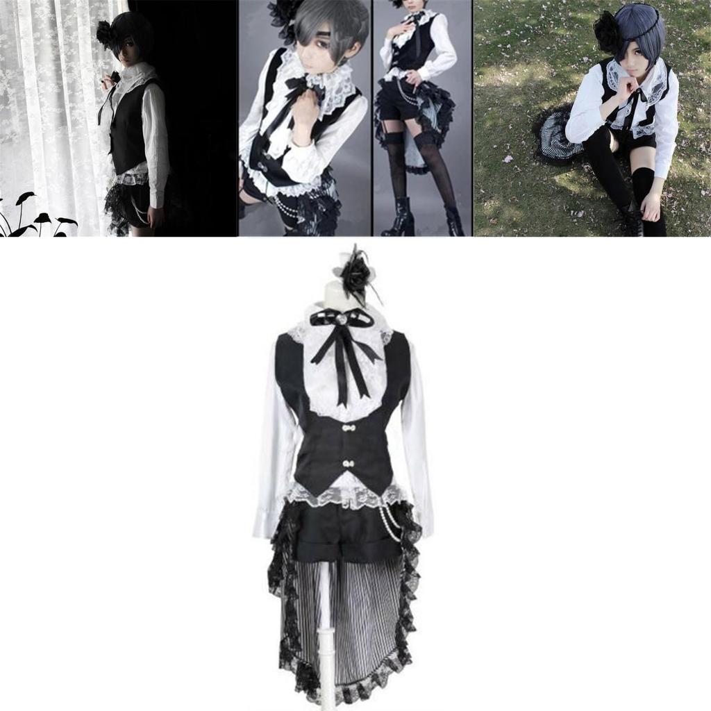 Exquisite Black Butler Ciel Phantomhive Cosplay Costume With Perfect Stitches