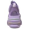 Triple S Leather Low Top Chunky Sneakers Women's Purple 536737W2FW15410