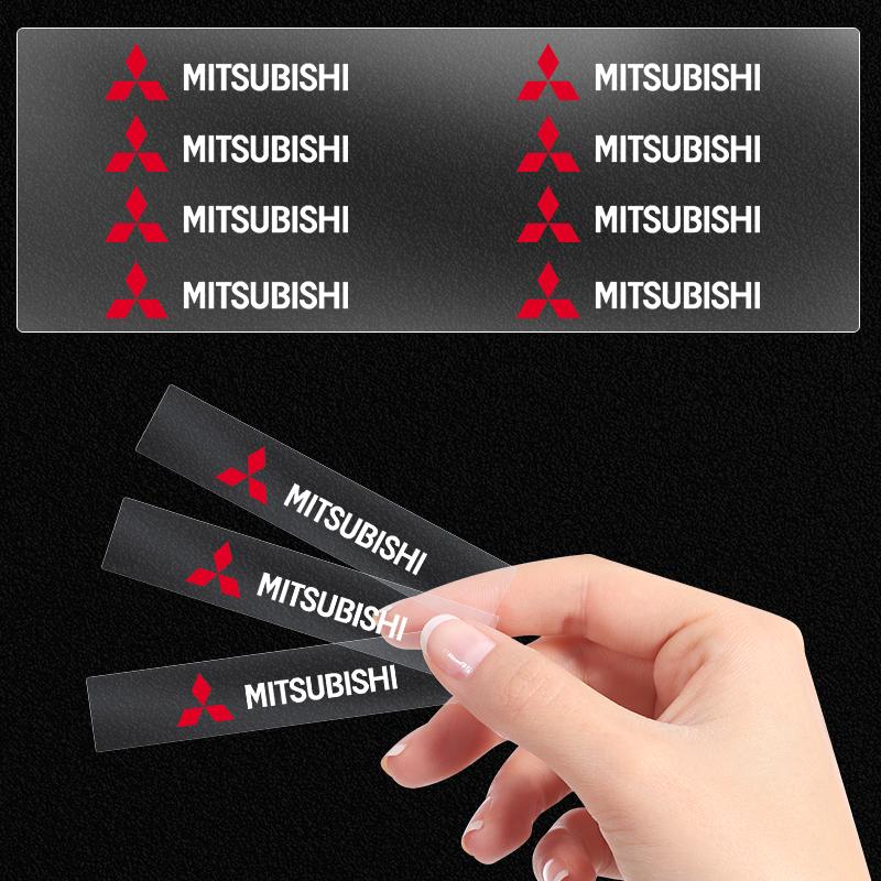 3D Car Interior Stickers Badge Decoration Auto Styling For Mitsubishi Lancer Lancer ASX Outlander 2 3 Pajero Mirage exzos Pajero