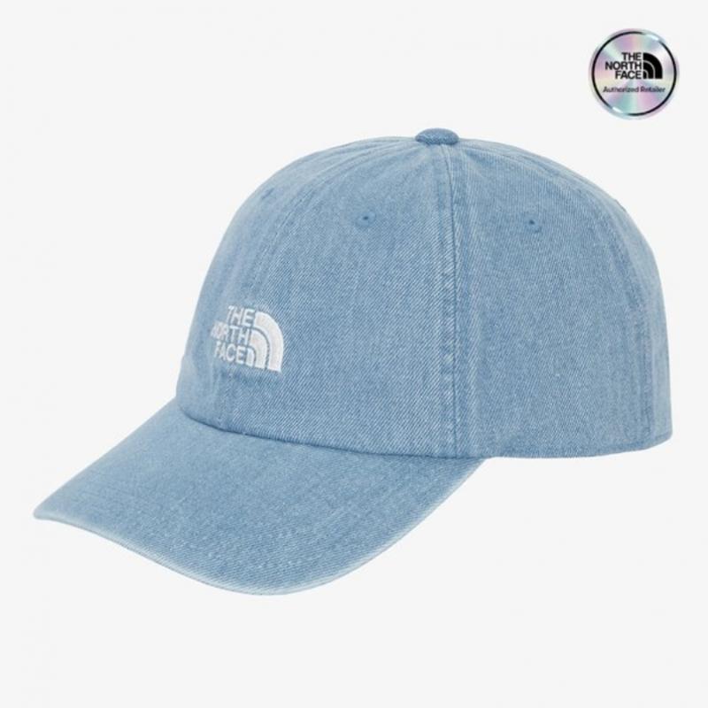 The North Face Soft Cap Denim Blue Tnf Logo Ne3cr52b
