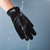 Winter Cycling Warm Gloves for Men with Velvet Thickened Waterproof and Windproof Touch Screen Driving Outdoor Sports Cycling Gloves