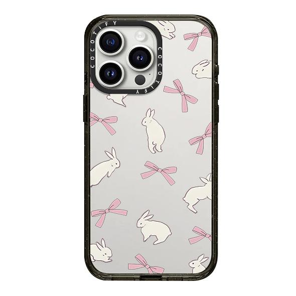 Rabbit Ribbon for Apple for IPhone17ProMax Phone Case 13 Trendy Brand 14pro Protective Cover 16 Anti-fall