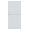 Wardrobe 70 X 40 X 170 Cm, Double-door Design with Small Storage Compartment, White