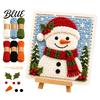 DIY Crochet Decoration for Decoration Kit Halloween Weaving Painting Set Fabric Christmas Kit Beginner Handmade