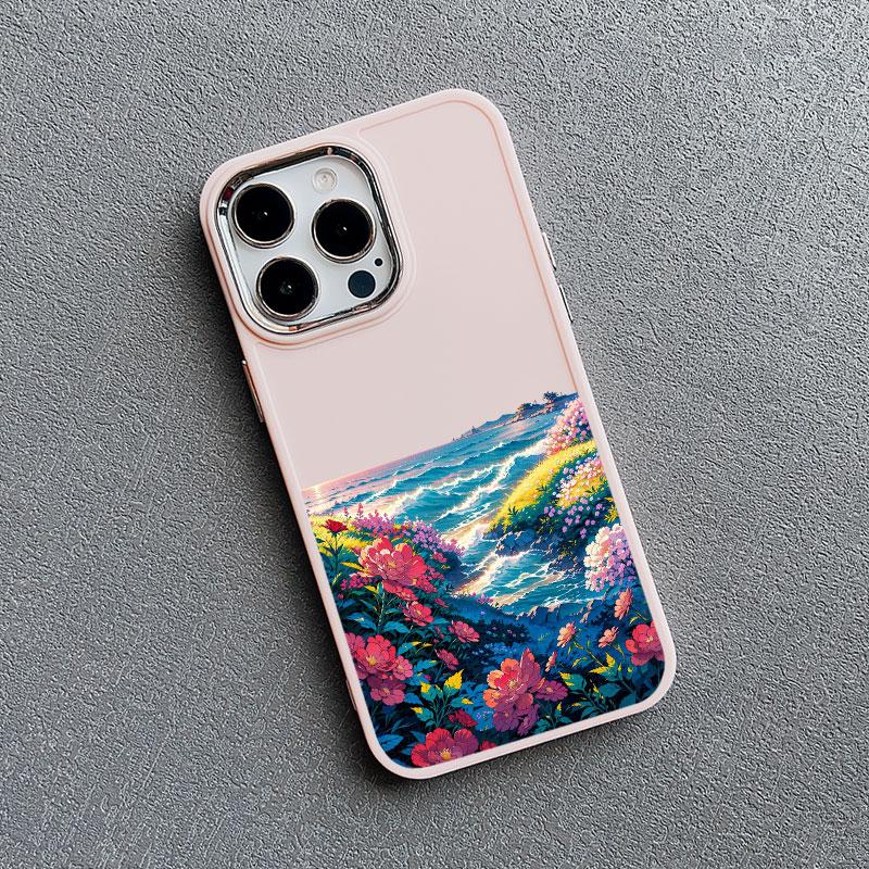Summer Daisy Flower Phone Case for IPhone 11 12 13 14 15 Pro Max 15 14 8 7 Plus SE 2020 XS X XR Shockproof Silicone Back Cover