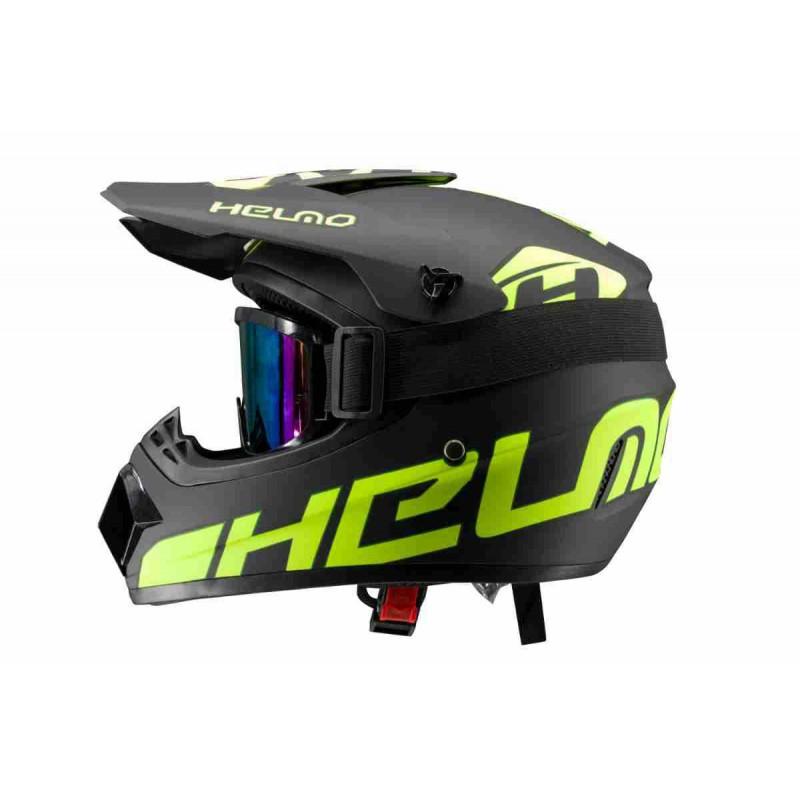 Full Face Motorcycle Helmet Off-Road ATV Dirt Bike Downhill Mountain Karting Adult Unisex ABS Safety Gear