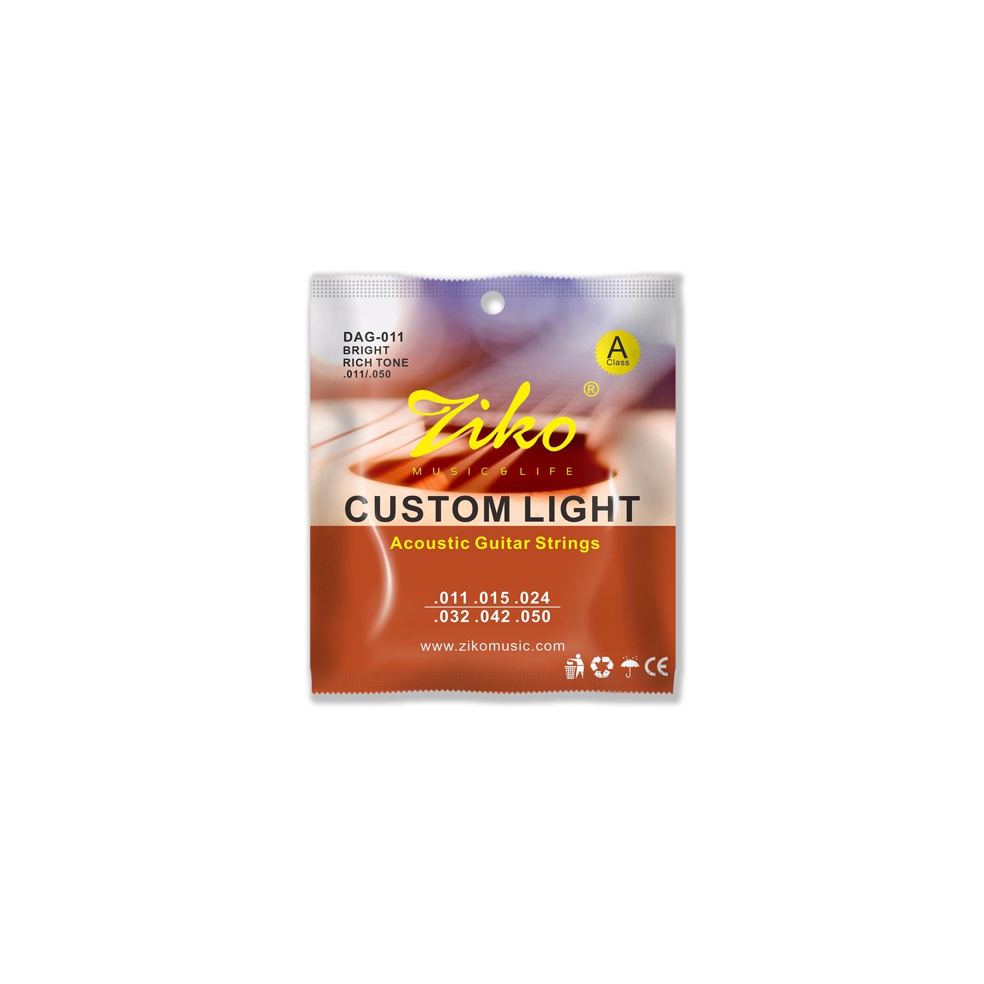 

Набір струн для акустичної гітари Liou ZIKO, Народний 1-6 Повний набір, Аксесуари для початківців з латуні, Оригінальна якість.