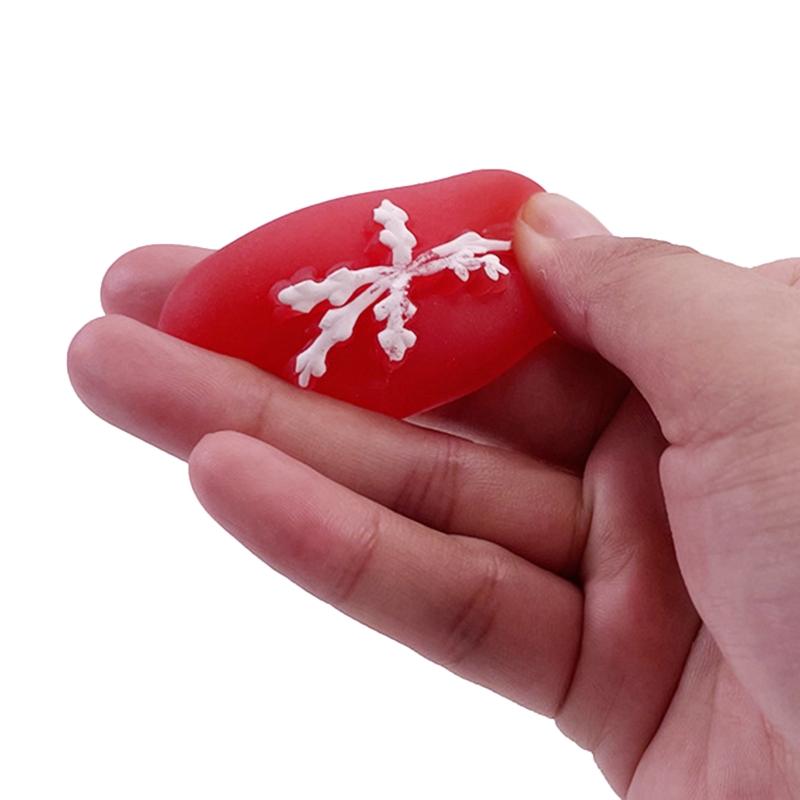48 Stück Handquetschspielzeug Mini TPR Knetball Fidget Entspannungsball Neuheit Geschenk Weihnachten Thema Stressabbau Spielzeug Kleinkind Geschenk