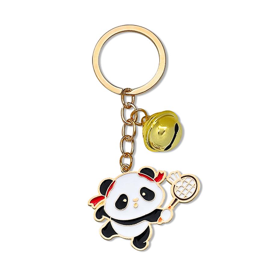 Cute Panda Keychain Pendant - Chinese Style Bag Charm & Earphone Case Accessory Gift