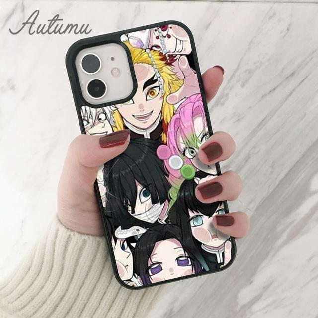 Rengoku Kyoujurou Demon Slayer Phone Case for iPhone 11 12 13 14 Pro Max Mini XR XS SE 2020 6 7 8 Plus Samsung S21 S22 Shell