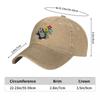 Krtek The Mole Multicolor Hat Peaked Women's Cap Happy Flower Personalized Visor Protection Hats