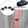 Door Stopper Limit Buckle Cover Trim for Ford F150/Bronco Sport Black