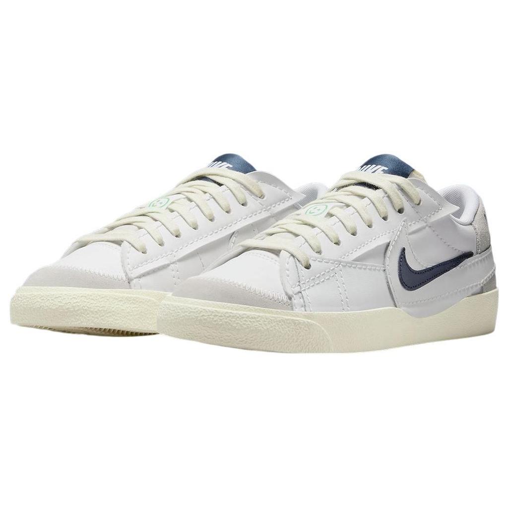 Nike Blazer Low 77 Jumbo SE White Midnight Navy Unisex Sneakers Summit-White Phantom FD0378-121
