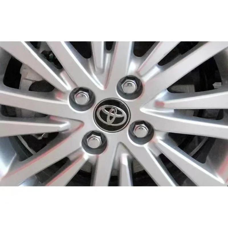 4 Stück 62mm Auto Radnabendeckel Nabenkappe Felgennabe Staubschutz Abdeckung Emblem Für Toyota coroll acamry rav4 prius yaris Zubehör