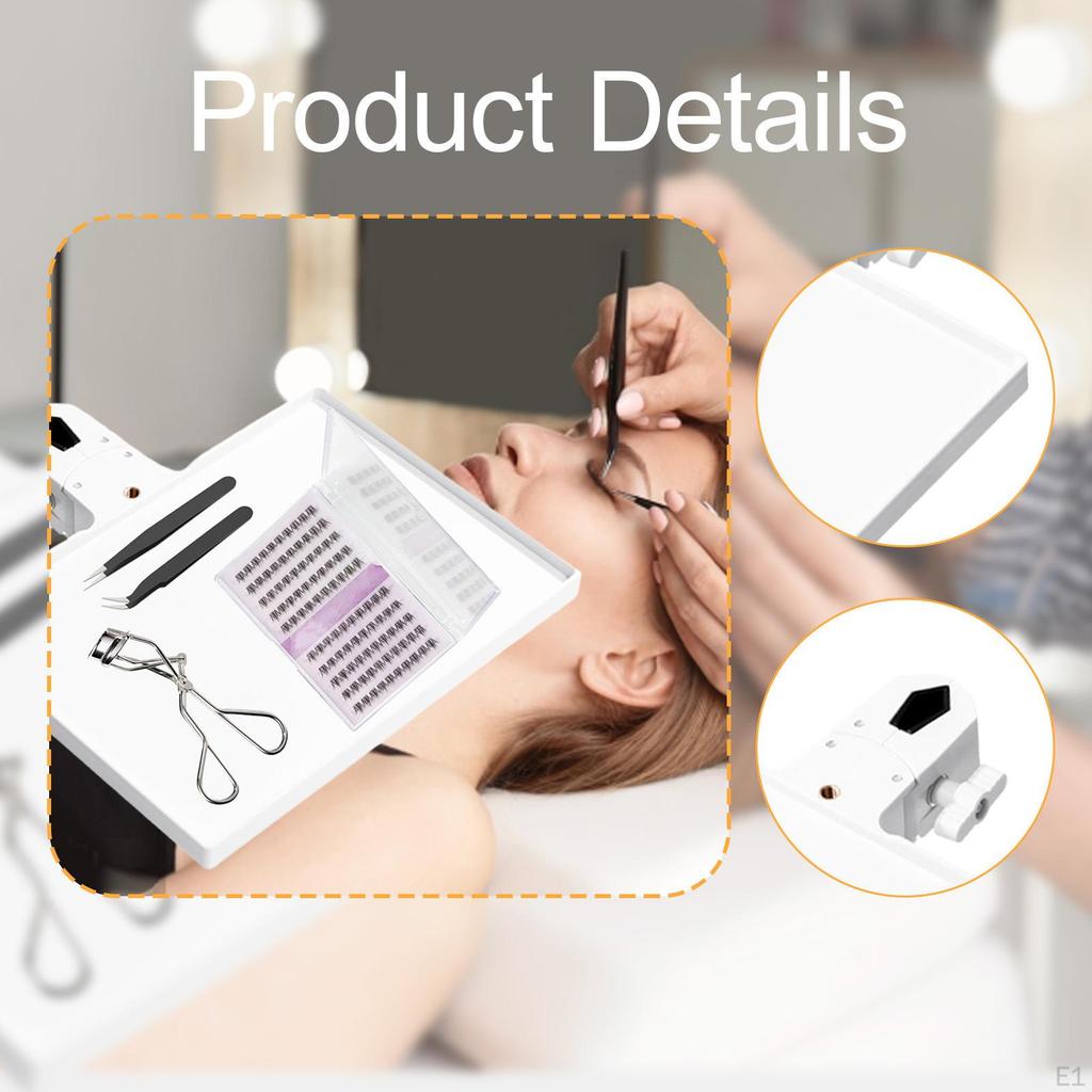 Lash Tray Holder for Light, Salon Grafting Eyelash Extension Stand Manicurists,