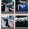 2 in 1 Car Seat Back Hook Stable Headrest Hanging Hook Anti Slip Silicone Pad Hidden Rear Row Hanger Phone with Phone Holder