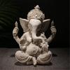 Unique Sandstone Ganeshas Elephant Statue for Personalizeds Home and Office Display