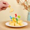 6/12/18pcs Cute Dinosaur Fruit Fork Toothpick Lunch Salad Decoration Accessories Cake Picks Kids Snack Dessert Decoration Forks