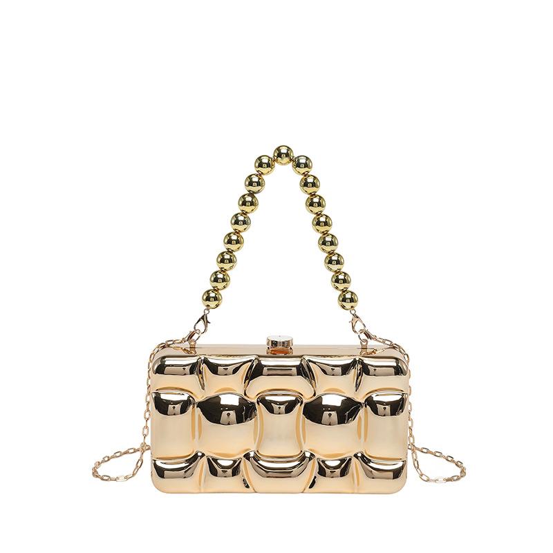 Neue Acryl-Abend-Clutch-Taschen für Damen, Modisches Design, Hochzeitsfeier-Geldbörse, Beutel, Damen-Ketten-Schulter-Crossbody-Taschen
