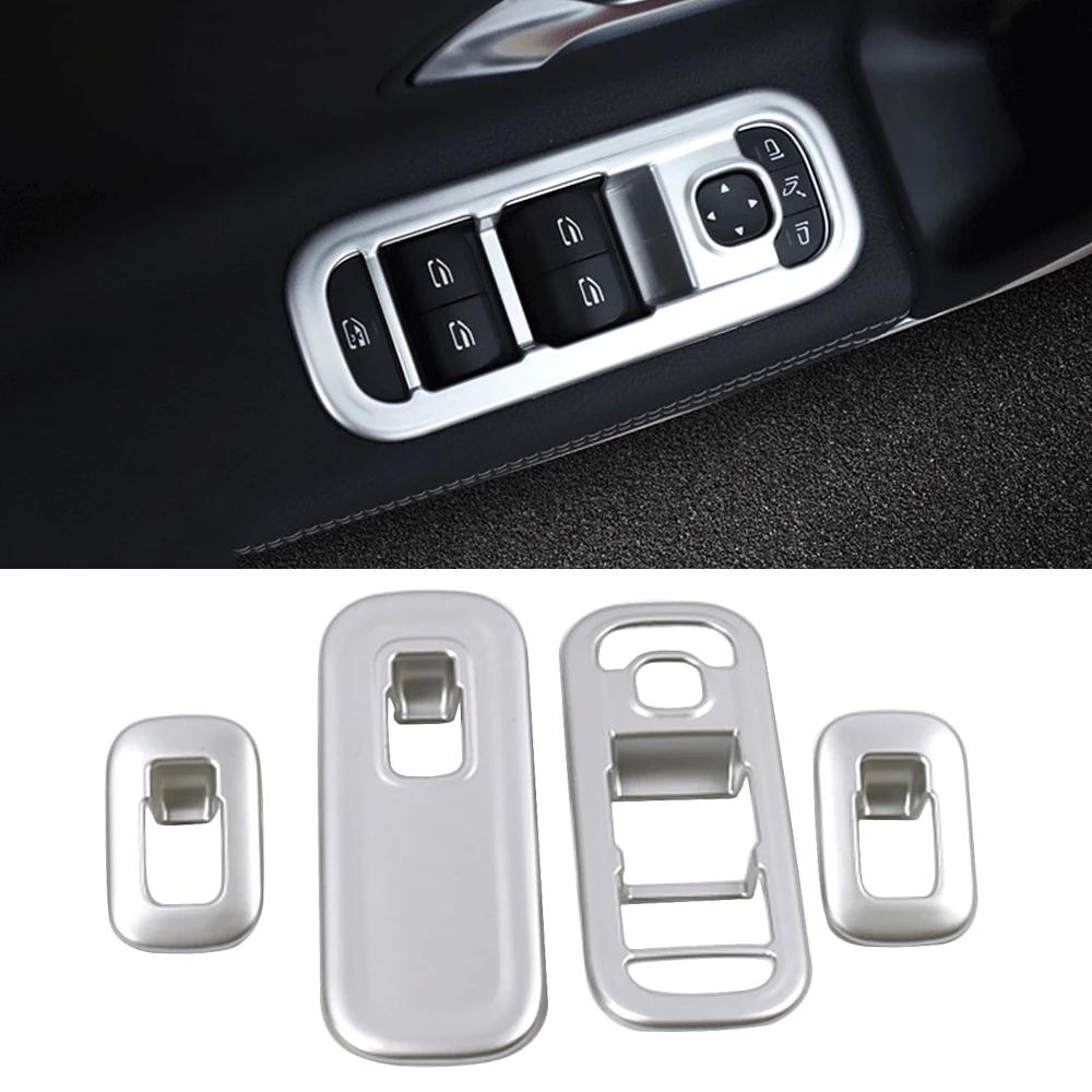 For Mercedes Benz CLA C118 W118 Part Refit Car AC Outlet Vent Frame Trunk Window Shift Switch Button Armrest Box Cover Trim