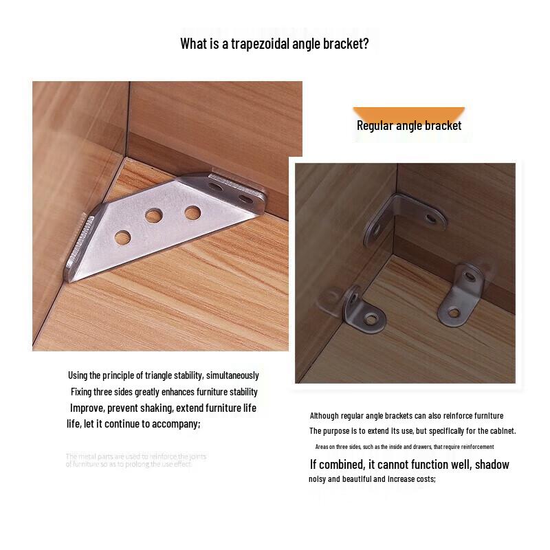 Haisidick Stainless Steel Multi-Function Corner Bracket